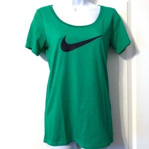 Green Nike Tee size XS dri-fit NWOT athletic cut